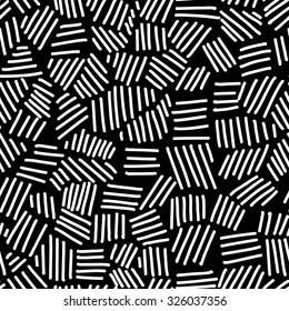 vector seamless pattern with sketch texture