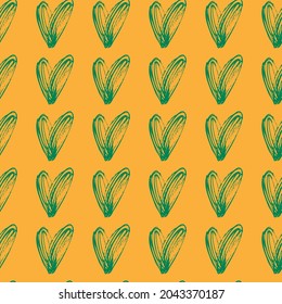 vector seamless pattern small hearts