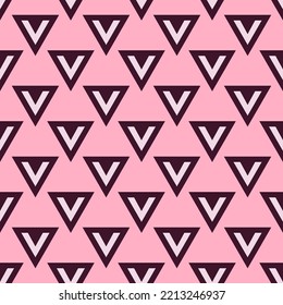 Vector seamless pattern of small white brown triangles for websites, textile, wrappers, wallpapers 