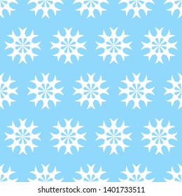 Vector seamless pattern with snowflakes. Winter background. EPS10