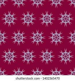 Vector seamless pattern with snowflakes. Winter background. EPS10