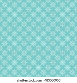 Vector seamless pattern with snowflakes. Winter background.