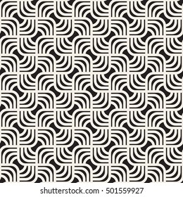 Vector seamless pattern. Spiral rhombuses. Modern stylish texture. Repeating geometric tiles.