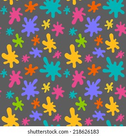 vector seamless pattern with spots