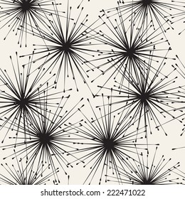 Vector seamless pattern with spots. Modern repeating texture. Fancy starry print