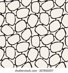 Vector seamless pattern with spots. Repeating texture with abstract blotches