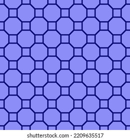 Vector seamless pattern of squares on blue background for websites, textile, wrappers, wallpapers 