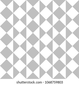 vector seamless pattern with squares and triangles. white geometric background