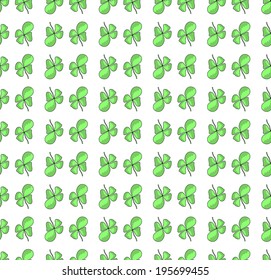 Vector seamless pattern of a St. Patrick's Day, Background