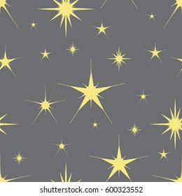 vector seamless pattern, star