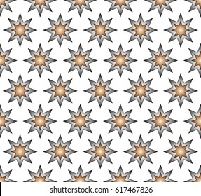 Vector seamless pattern in STAR