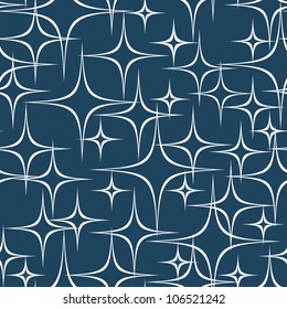Vector Seamless Pattern. Star Background