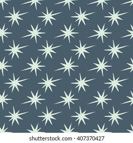 Vector seamless pattern. Star background
