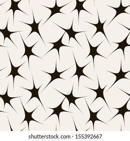Vector seamless pattern. Starry background.. Endless stylish texture