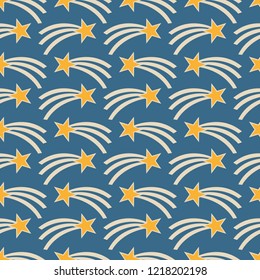 Vector seamless pattern with stars