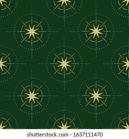 Vector seamless pattern with stars