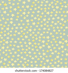 Vector seamless pattern with stars
