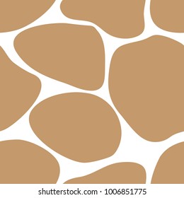 Vector seamless pattern of stones.