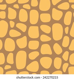 Vector seamless pattern with stones