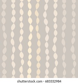 Vector seamless pattern with strings of beads. Dotted striped abstract texture background