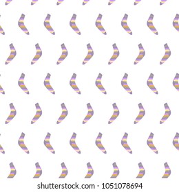 Vector seamless pattern with striped socks. Can be used for design banners, wrapping paper, textile industry, shop, web. EPS10. Cute colorful background for children store.