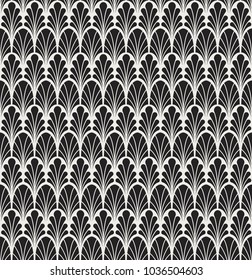 Vector Seamless pattern. Stylish abstract art deco texture.