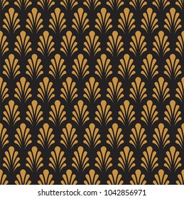 Vector Seamless pattern. Stylish abstract art deco texture.