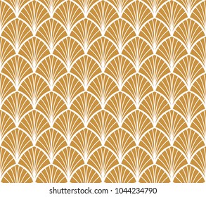 Vector Seamless pattern. Stylish abstract art deco texture.