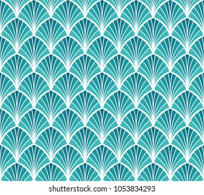 Vector Seamless pattern. Stylish abstract art deco texture.