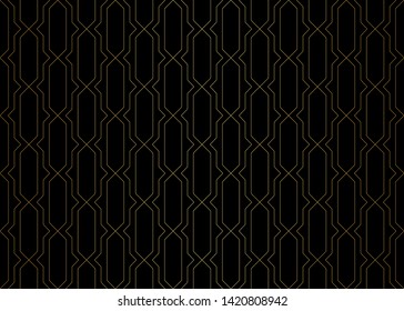 Vector Seamless pattern. Stylish abstract art deco texture.
