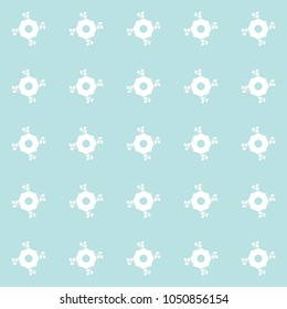 Vector seamless pattern. Stylish fabric print with abstract geometric design.
