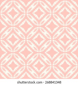 Vector seamless pattern. Stylish fabric print with abstract ragged design.