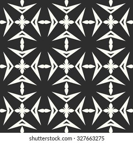 Vector seamless pattern. Stylish fabric print with traditional ethnic design. Creative textile background.