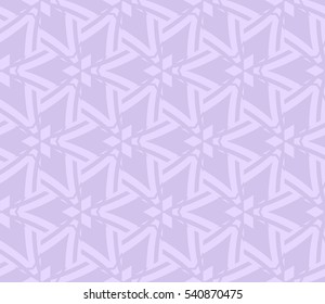 Vector seamless pattern. Stylish fabric print with eastern geometric ornament