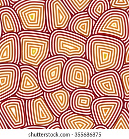 Vector seamless pattern. Stylish mosaic texture. Linear background with structure of mesh leaf veins. Can be used for wallpaper, pattern fills, web page background,surface textures. Doodle.