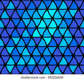 Vector seamless pattern. Stylish mosaic texture. Linear background with structure of mesh. Can be used for wallpaper, pattern fills, web page background,surface textures. Doodle.