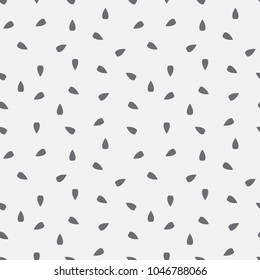  Vector seamless pattern. Stylish repeating texture. Monochrome texture with seeds.