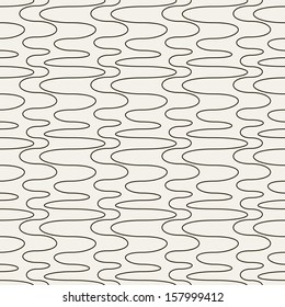 Vector seamless pattern. Stylish repeating texture. Linear repeating print