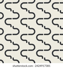 Vector seamless pattern. Stylish repeating texture. Linear repeating print