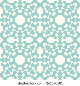 Vector seamless pattern. Stylish textile print with optical illusion design.