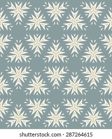 Vector seamless pattern. Stylish textile print with abstract geometric design.