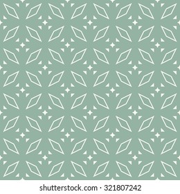 Vector seamless pattern. Stylish textile print with geometric ethnic design. Monochrome fabric background.