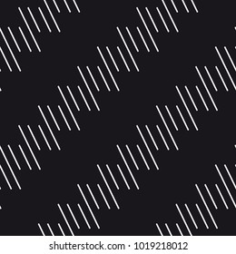 Vector seamless pattern. Stylish texture with figures from short lines. Geometric pattern.