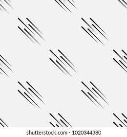 Vector seamless pattern. Stylish texture with figures from short lines. Geometric pattern.