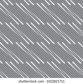 Vector seamless pattern. Stylish texture with figures from short lines. Geometric pattern.