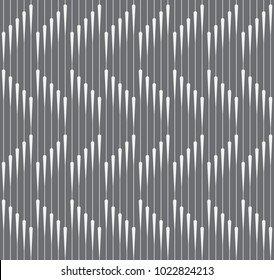 Vector seamless pattern. Stylish texture with figures from short lines. Geometric pattern.