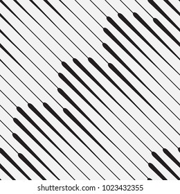 Vector seamless pattern. Stylish texture with figures from short lines. Geometric pattern.