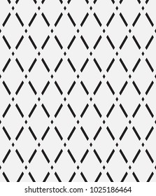 Vector seamless pattern. Stylish texture with figures from short lines. Geometric pattern.