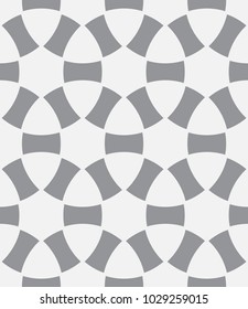 Vector seamless pattern. Stylish texture with circles. Geometric lattice pattern.