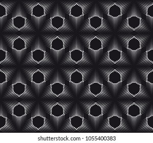 Vector seamless pattern. Stylish texture with wavy lines from different circles. Geometric lattice pattern.